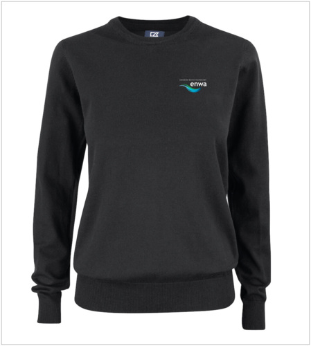 Oakville rundhalsad stickad tröja, dam